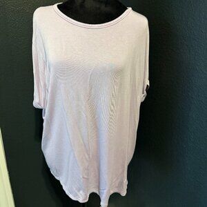 Buffalo David Bitton Short Sleeve Top Size XL Lavendar